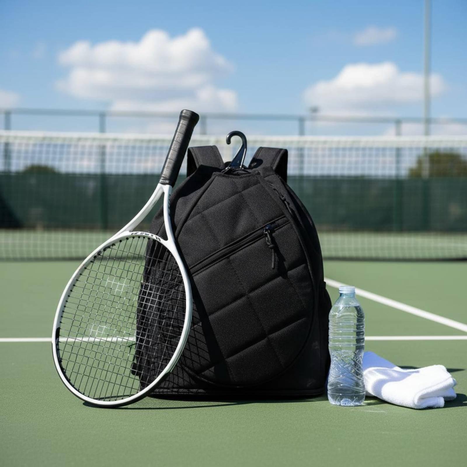 Badminton Outdoor - حقيبة مضرب رياضية مع حجرة للأحذية،