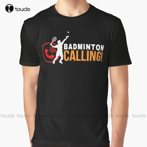 Badminton Is Calling - جديد الريشة الدعوة الجرافيك تي شيرت