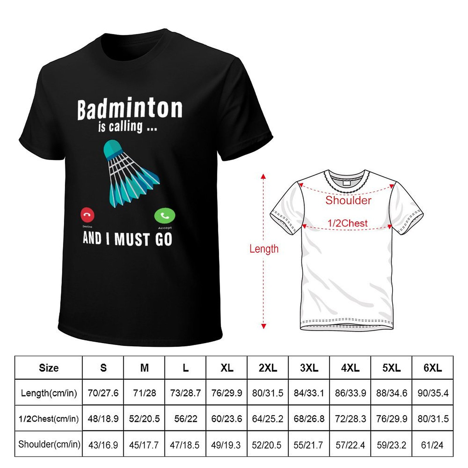 تي شيرت بأكمام قصيرة مقاوم للر - مراجعة Badminton Is Calling وسعره