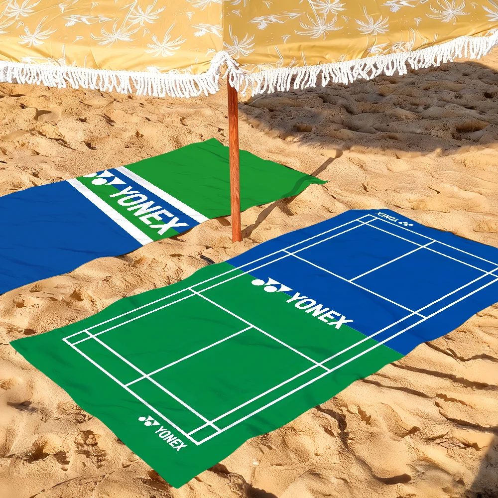 منشفة أنيقة بشعار رياضة الريشة - مراجعة Badminton Yonex وسعره