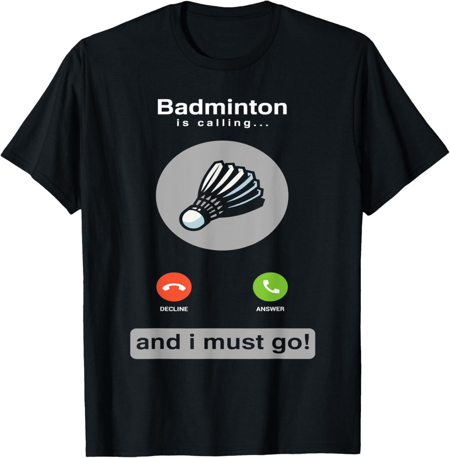 مضحك الريشة قميص الريشة الدعوة - مراجعة Badminton Is Calling وسعره